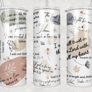Affirmations Christian Tumbler